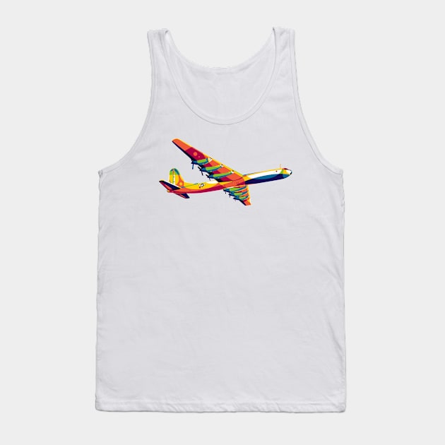 B-36 Peacemaker Bomber Tank Top by wpaprint